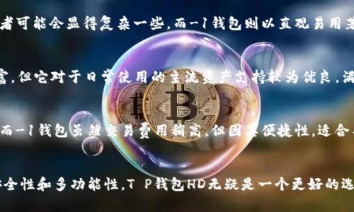 在数字货币和区块链技术日益普及的时代，电子钱包的选择成为了投资者和用户关注的重要话题。T P钱包HD与-1钱包作为两款不同的电子钱包，它们之间存在着显著的差异。本文将深入探讨这两种钱包的特点，帮助用户更好地理解各自的优势和适用场景。

一、钱包类型概述
T P钱包HD是一款以安全性为主打的电子钱包，针对各种数字资产的存储、管理和交易进行了。而-1钱包则是一款注重用户体验和便捷性的电子钱包，提供简单易用的界面和快速交易功能。

二、安全性比较
在数字资产管理中，安全性始终是用户最关注的点之一。
T P钱包HD采用了多重安全措施，包括但不限于冷存储、加密保护和多重身份验证等，旨在为用户提供一个安全可靠的资产管理平台。而-1钱包则虽然在安全性方面也有保障，但相对而言没有那么全面，更多的是关注应用的便捷性。

三、用户体验
用户体验是选择电子钱包时的另一个关键因素。T P钱包HD的界面设计相对专业，功能齐全，但对于初学者可能会显得复杂一些。而-1钱包则以直观易用著称，适合那些希望快速上手的用户。

四、支持的项目和资产
T P钱包HD支持多种数字资产，是一个多功能的钱包。而-1钱包虽然支持的资产种类不如T P钱包HD丰富，但它对于日常使用的主流资产支持较为优良，满足一般投资者的需求。

五、交易费用
交易费用也是用户在选择钱包时会考虑的因素之一。T P钱包HD的交易费用相对较低，适合高频交易者。而-1钱包虽然交易费用稍高，但因其便捷性，适合不常交易的用户。

六、总结
综上所述，T P钱包HD与-1钱包各有千秋。用户可以根据自己的需求选择合适的钱包。如果你更加注重安全性和多功能性，T P钱包HD无疑是一个更好的选择；而如果你希望快速上手并享受便捷的交易体验，那么-1钱包可能更为适合。
